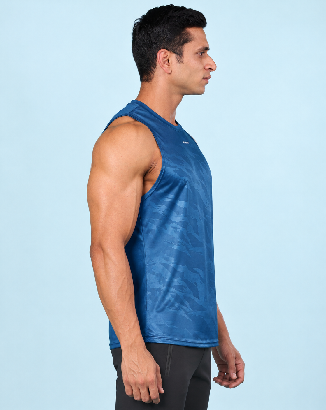 Motion Training Tank – Aqua Blue