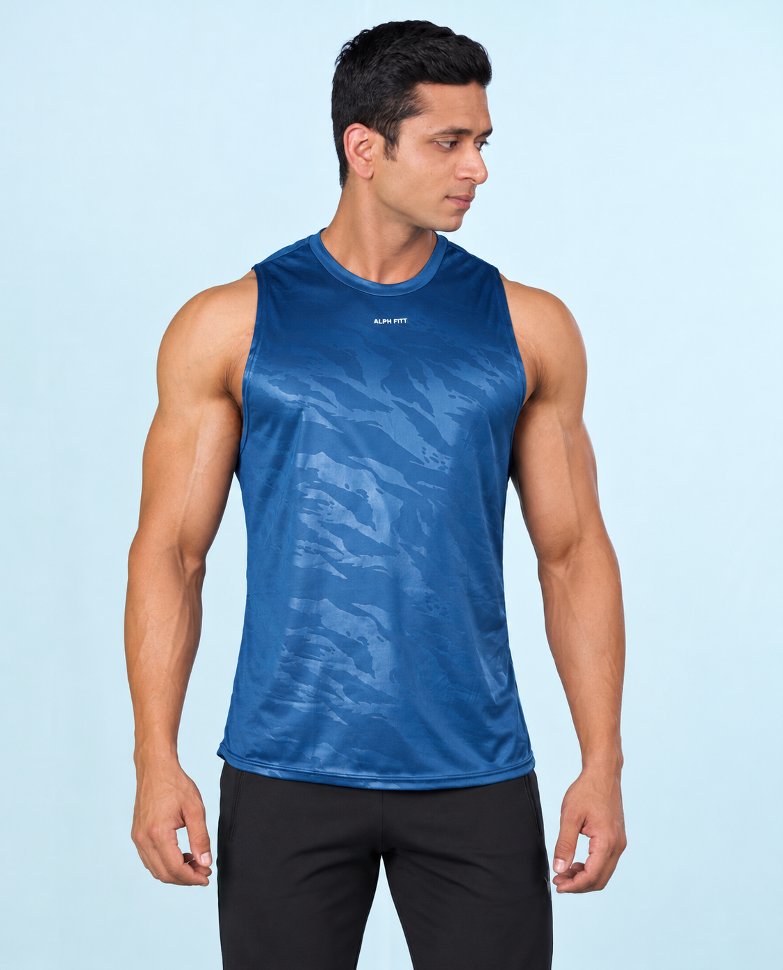 Motion Training Tank – Aqua Blue