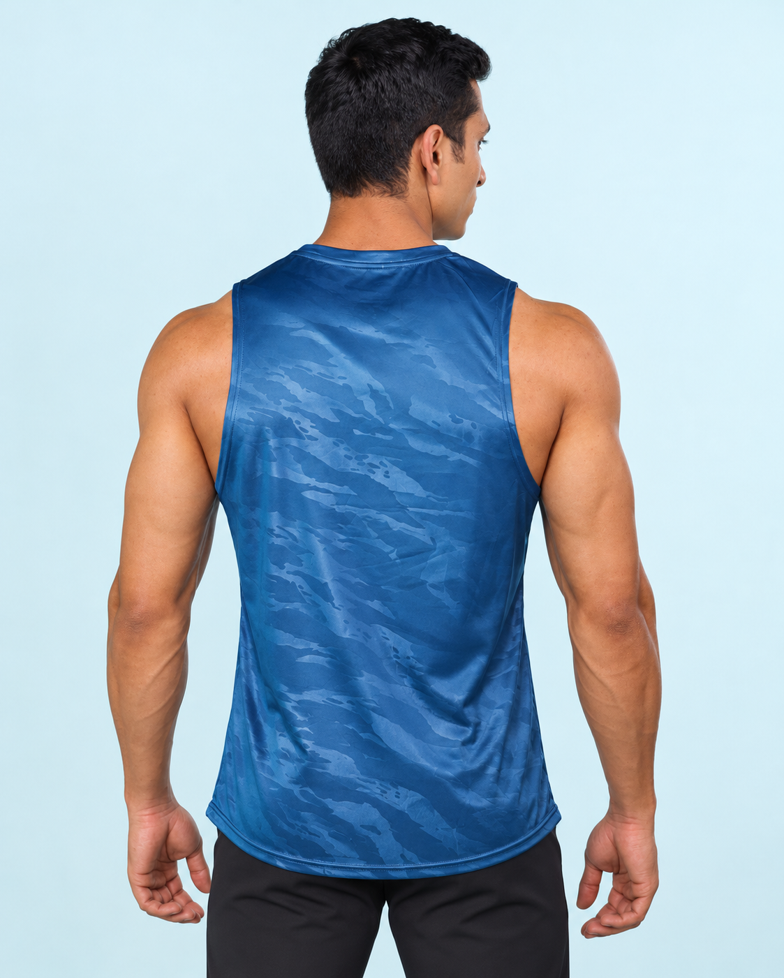 Motion Training Tank – Aqua Blue