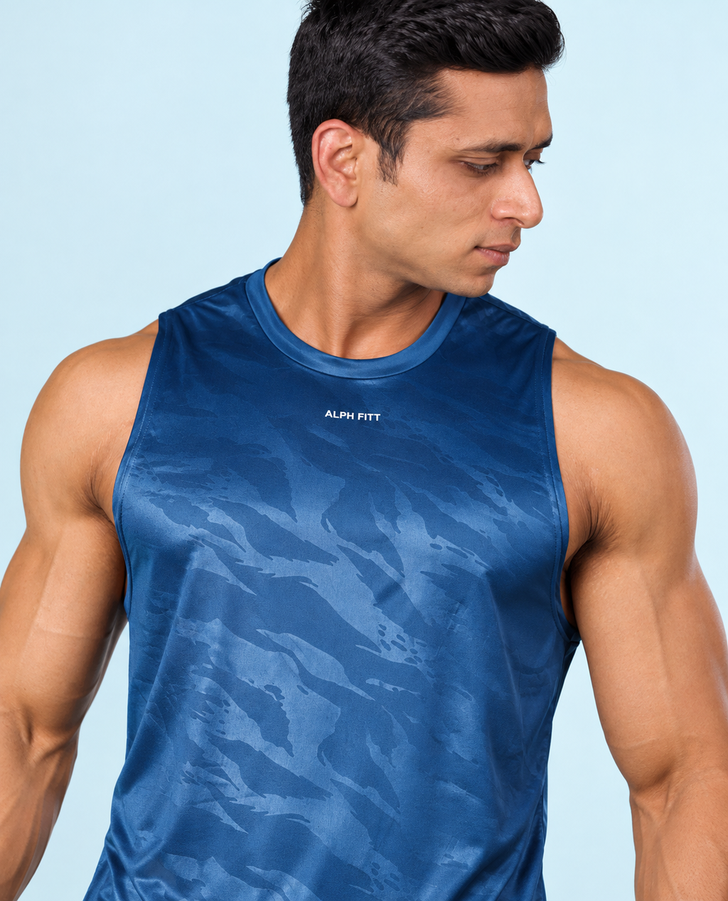 Motion Training Tank – Aqua Blue