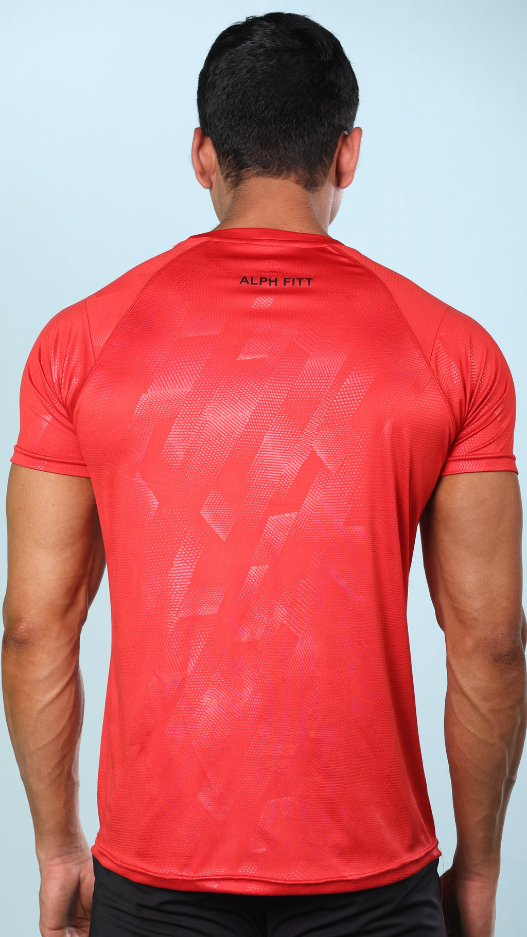 Sculpt Performance Tee – Crimson Red