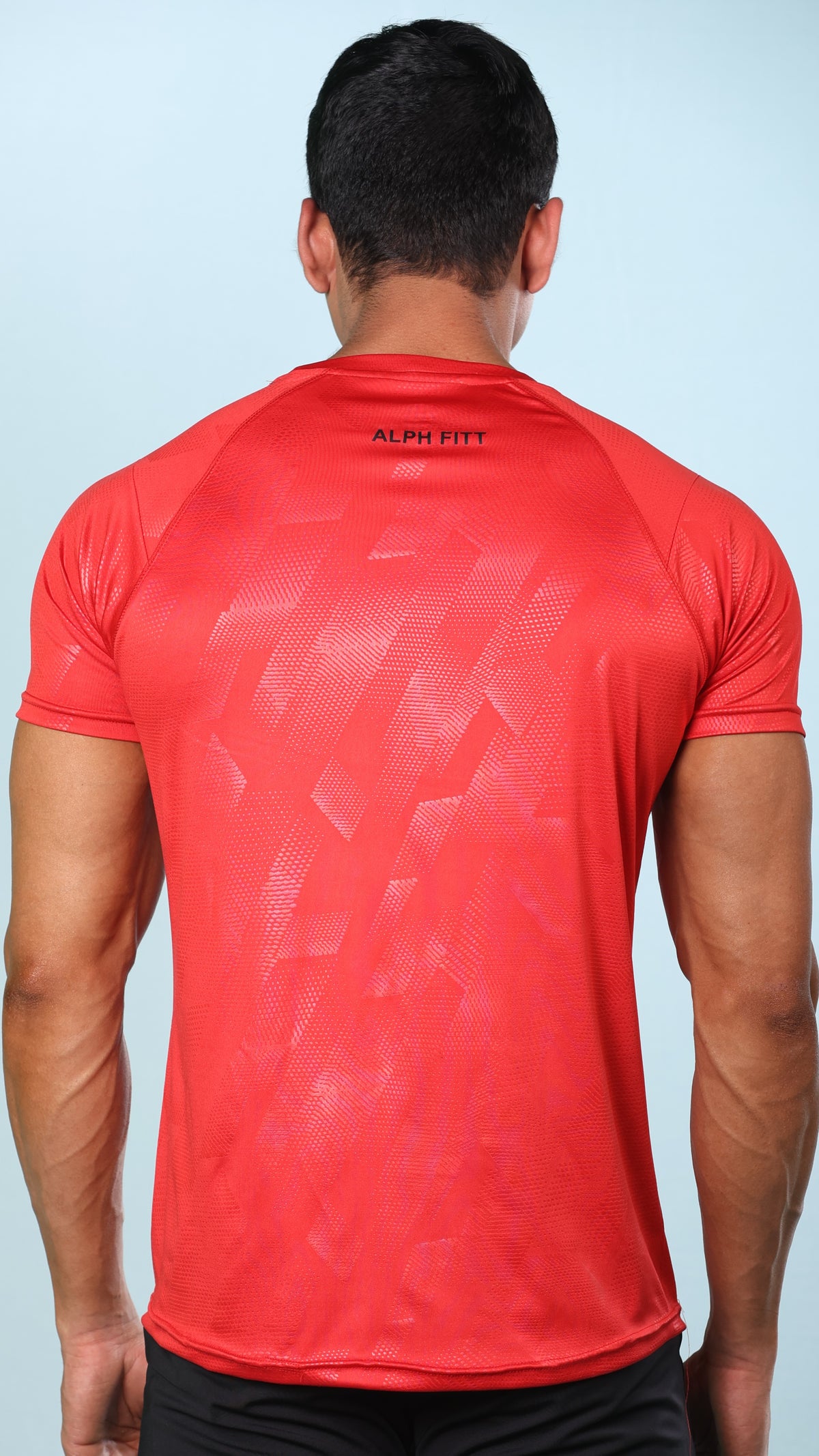Sculpt Performance Tee – Crimson Red