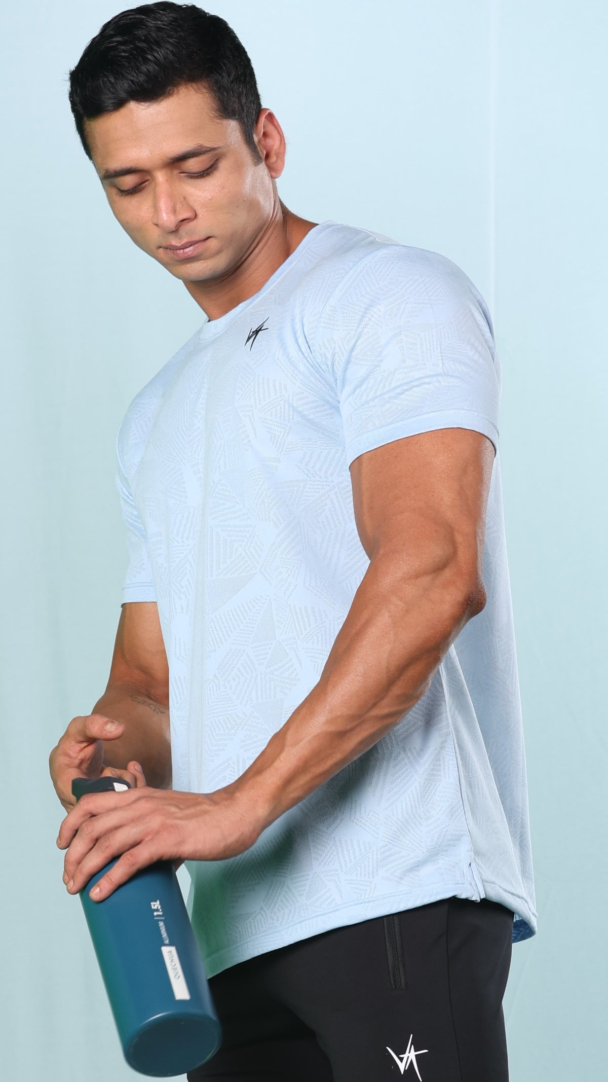 Motion Training Tee – Ice Blue
