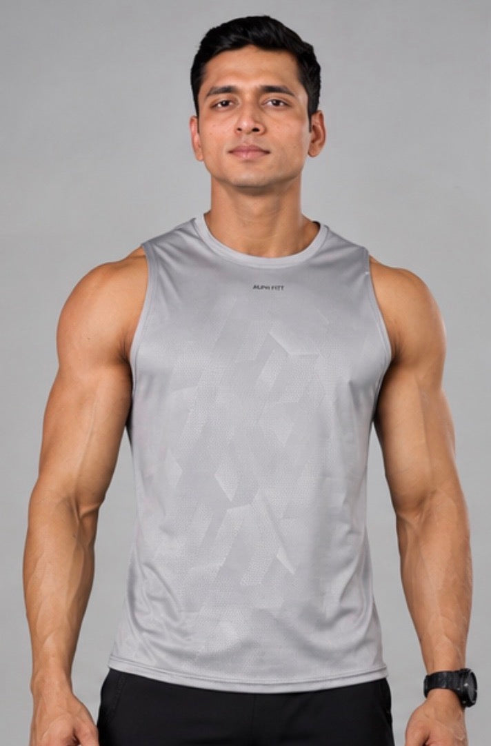 Motion Training Tank — Silver Grey