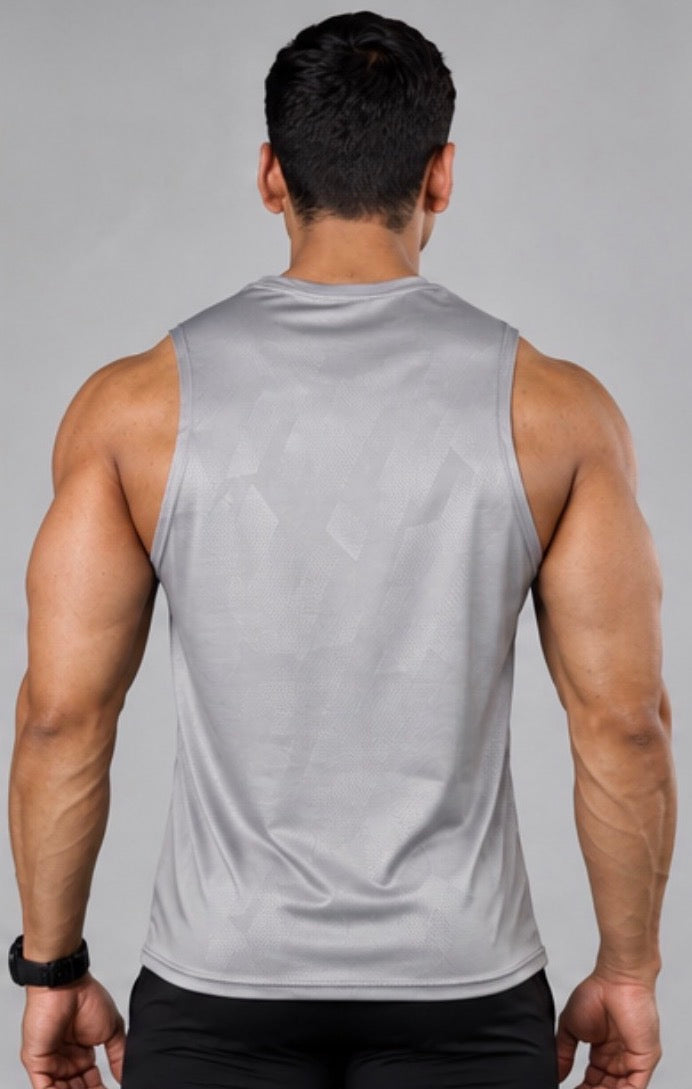 Motion Training Tank — Silver Grey