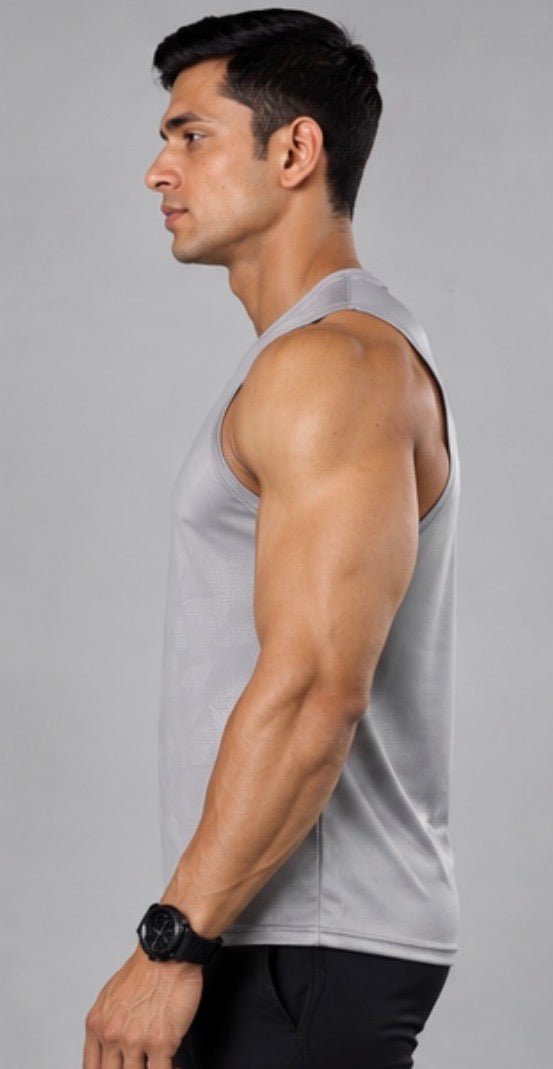 Motion Training Tank — Silver Grey