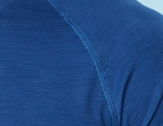 Muscle Fit Performance Tee – Steel Blue