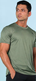 Essential Performance Tee – Olive Green