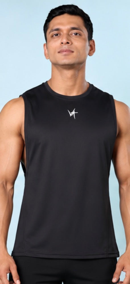 Arm Drop Training Tank – Jet Black