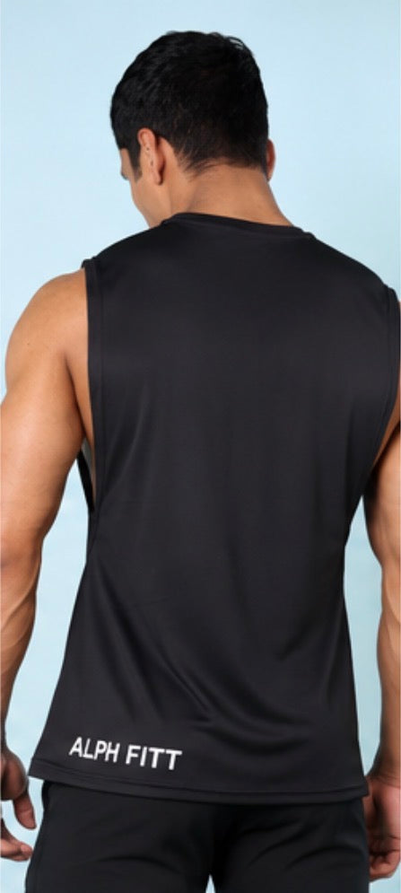 Arm Drop Training Tank – Jet Black