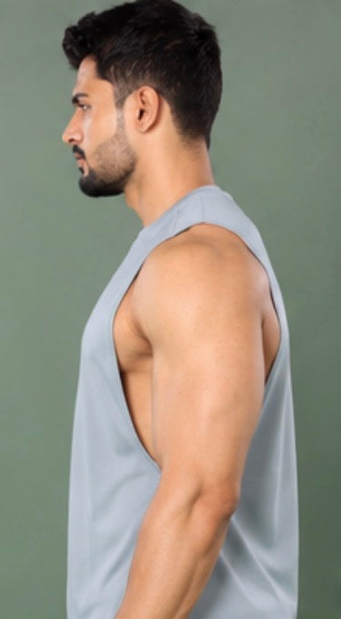 Arm Drop Training Tank – Silver Grey