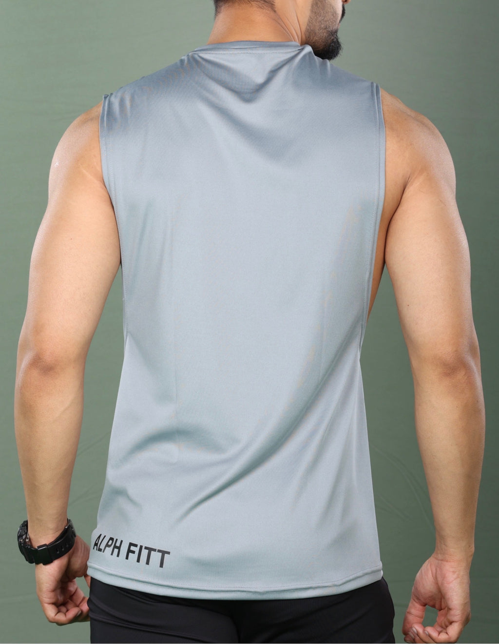 Arm Drop Training Tank – Silver Grey