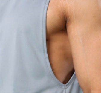 Arm Drop Training Tank – Silver Grey